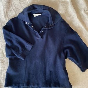 Zara Navy Blue Top